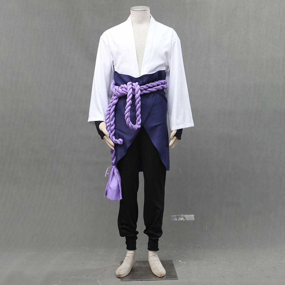 Anime Naruto Shippuden Cosplay Uchiha Sasuke Teenager Costume Men Kids Halloween