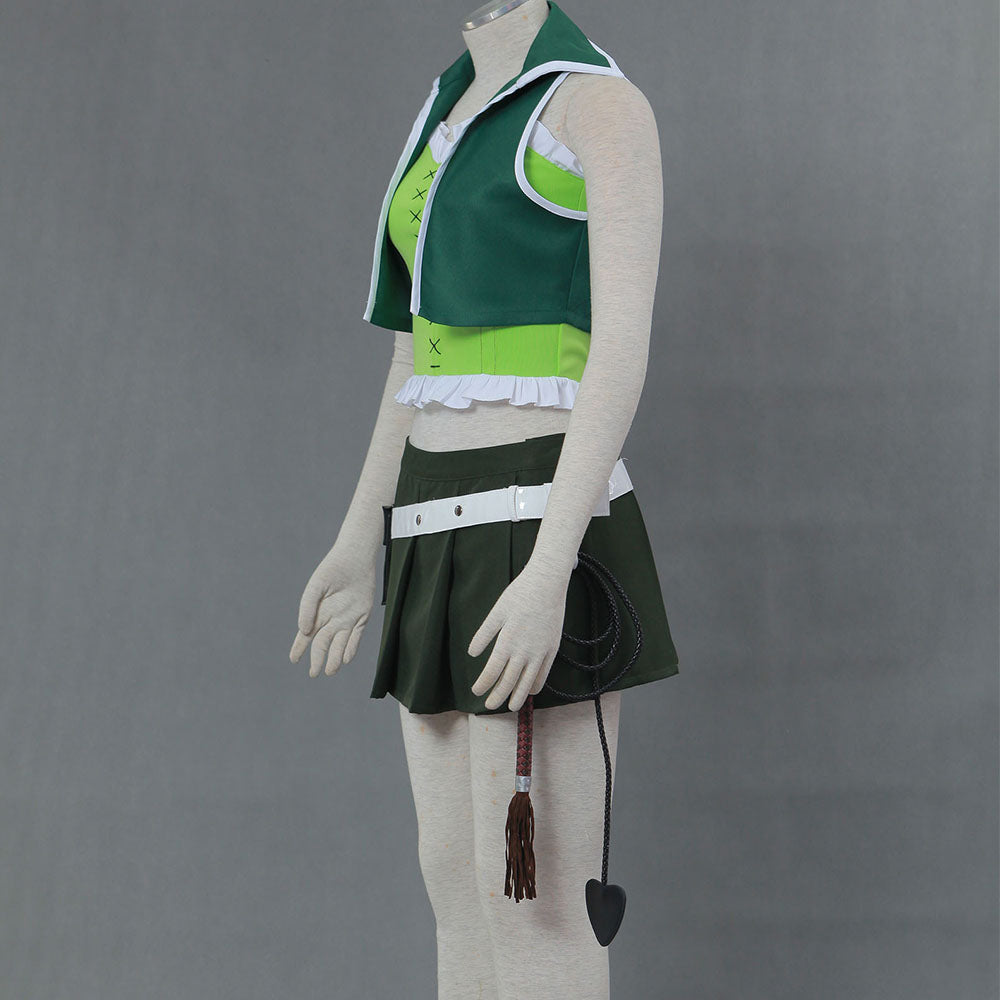 Anime Fairy Tail Lucy Heartfilia Cosplay Costume Green Outfits with Eridanus Women Kids Halloween