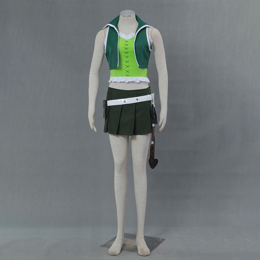 Anime Fairy Tail Lucy Heartfilia Cosplay Costume Green Outfits with Eridanus Women Kids Halloween