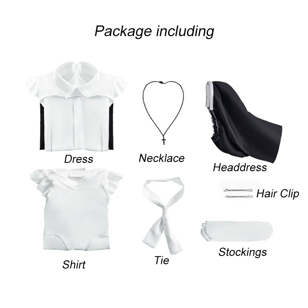 Movie Sister Act Costumes Mary Wickes Cosplay full Outfit Women Halloween