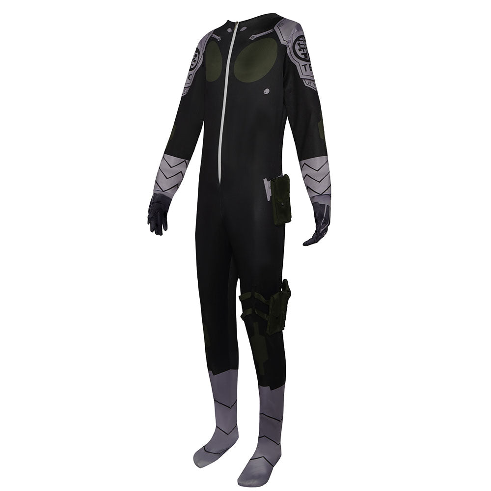 Kaiju No. 8 Costumes Kafka Hibino Defense Force Cosplay Jumpsuit with Accessories for Men
