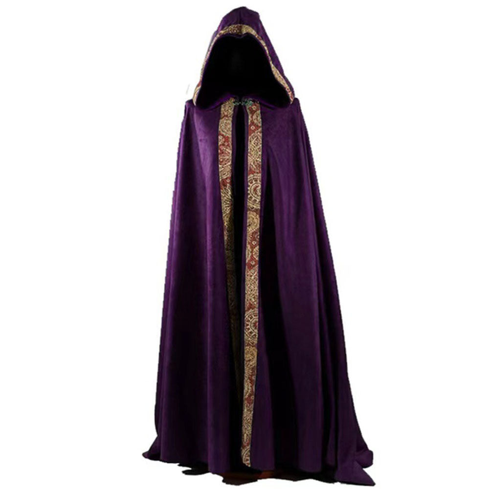 5 Colors Unisex Long Cloak Medieval Church Clergy Loose Cape Cloak