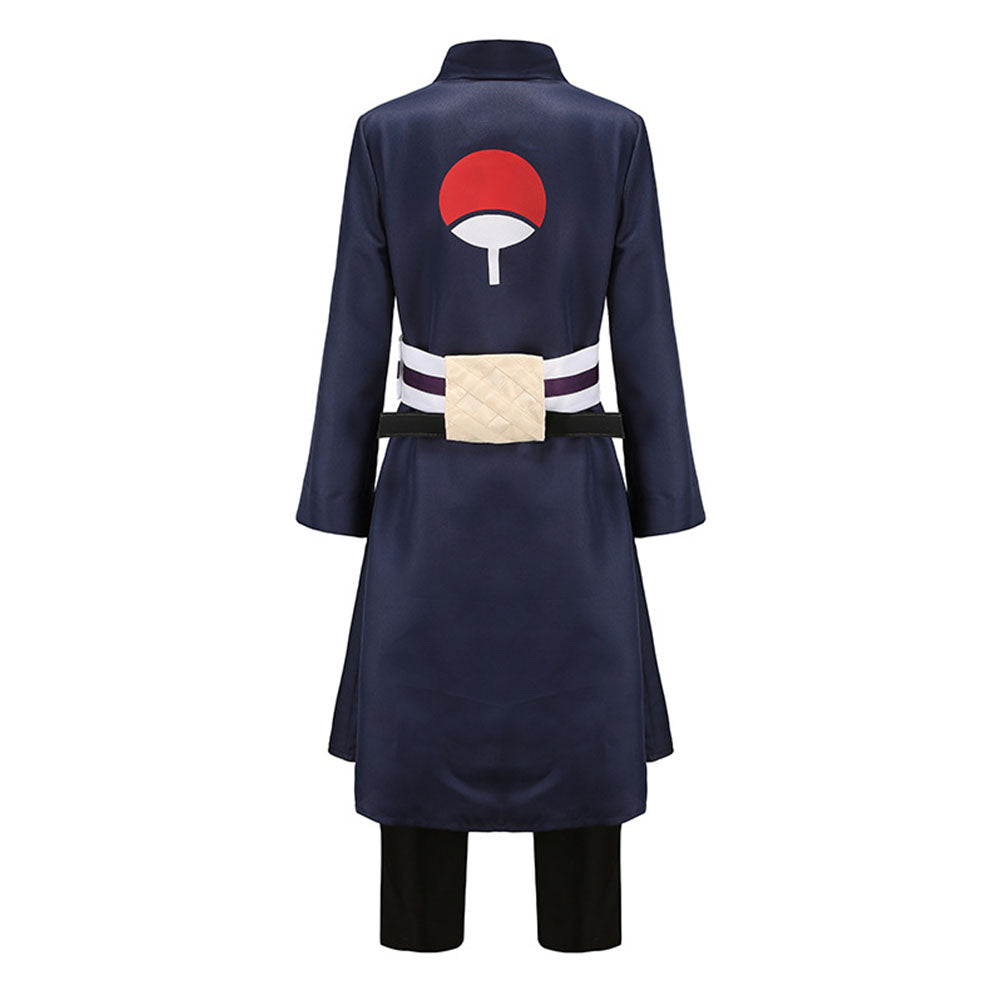 Anime Naruto Costumes Uchiha Obito Cosplay Full Outfit for Men and Kids Halloween