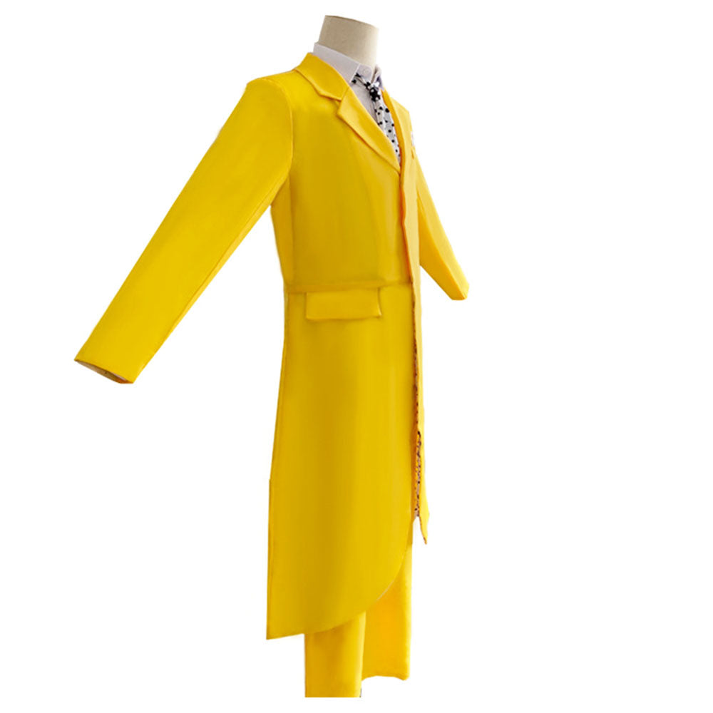 The Mask Costume Stanley Ipkiss The Mask Cosplay Yellow Full Outfit for Men Halloween