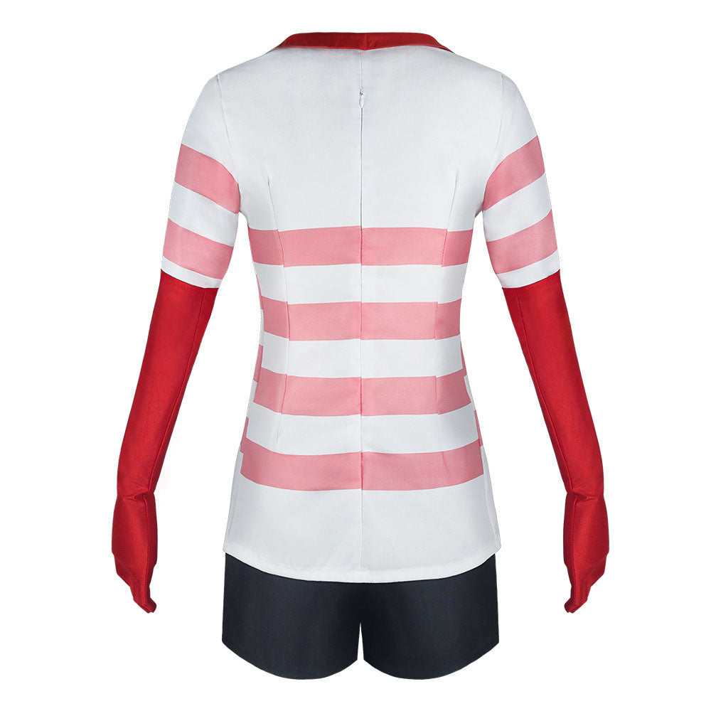 Hazbin Hotel Angel Dust Cosplay Costume full Outfit for Women Halloween