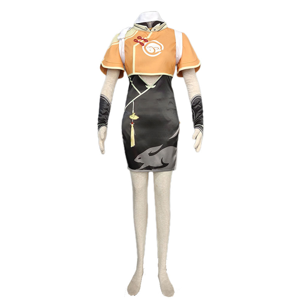 Anime Naruto Mobile Kurotsuchi Cheongsam Set Women Kids Halloween
