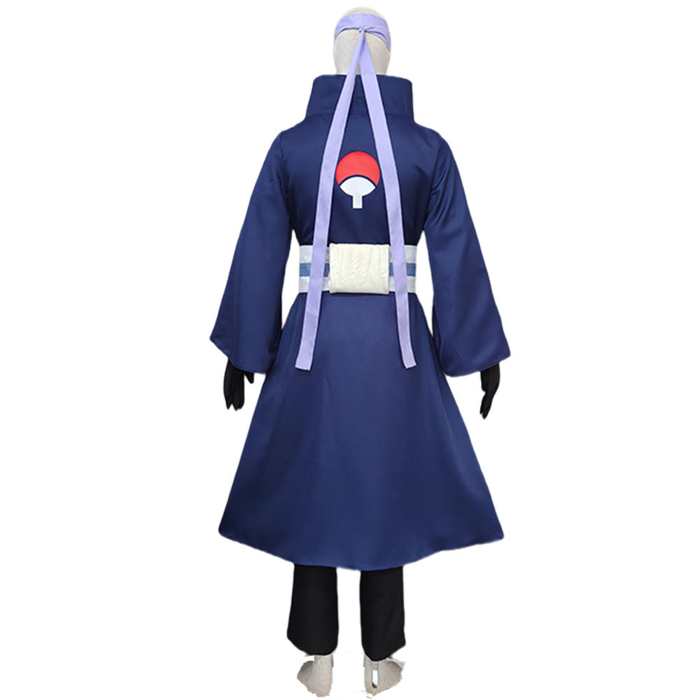 Anime Naruto Costumes Uchiha Obito Cosplay Full Outfit for Men and Kids Halloween