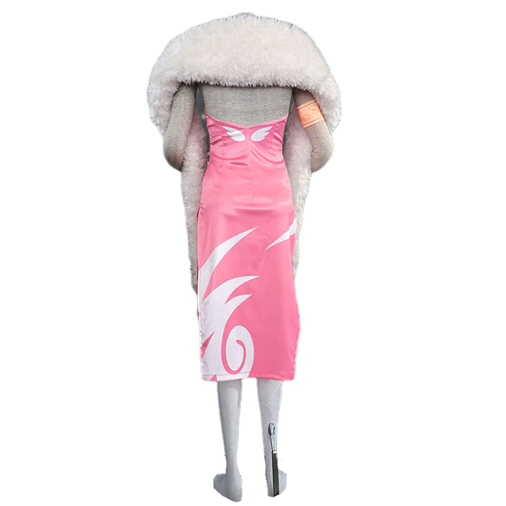 Anime Naruto Mobile Sakura Cheongsam Dress Women Kids Halloween