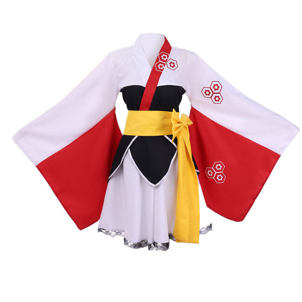 Inuyasha Dog Sesshoumaru Cosplay Costume full Outfit Women Halloween