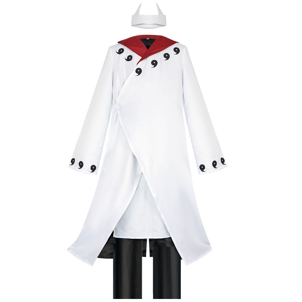 Anime Naruto Shippuden Costume Uchiha Madara The Sage of the Six Paths Style Cosplay Full Outfits