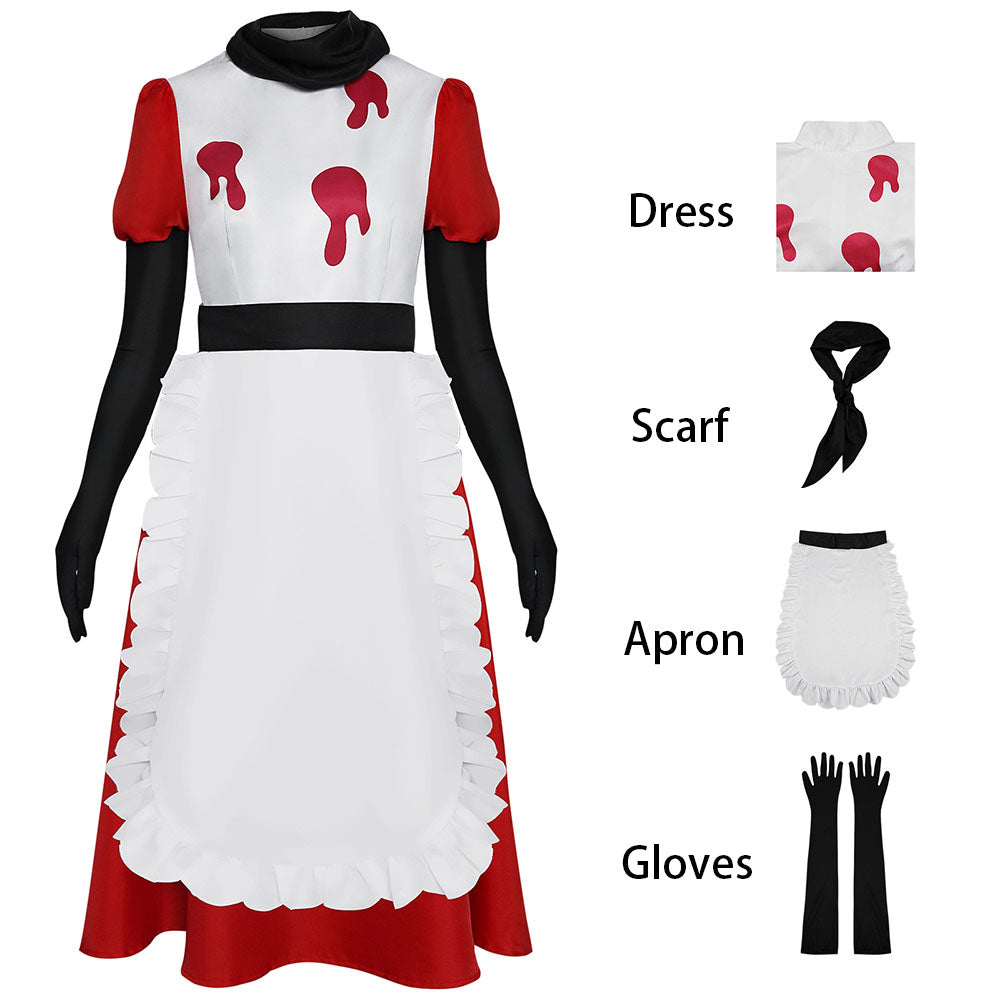 Hazbin Hotel Niffty Cosplay Costume full Outfit for Women and Kids Halloween