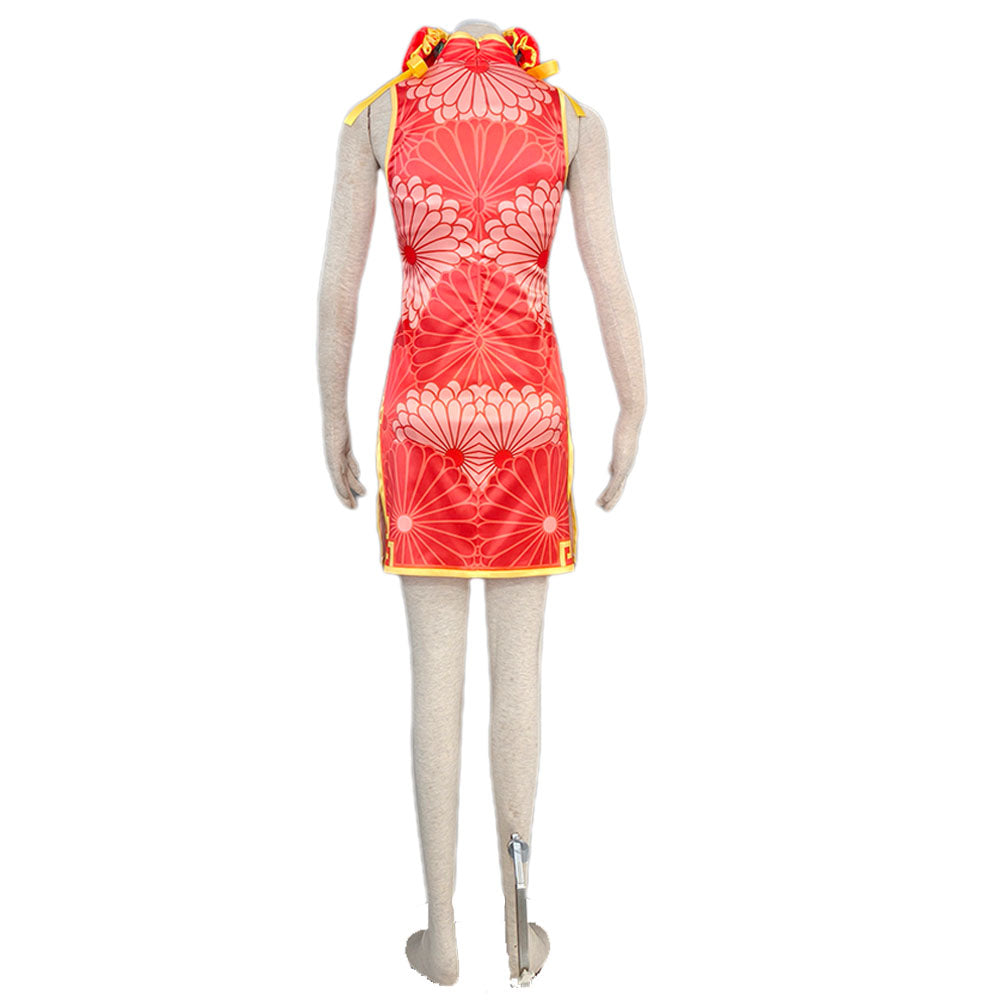 Anime Naruto Mobile Shippuden Cosplay Tenten Costume Women Kids Halloween