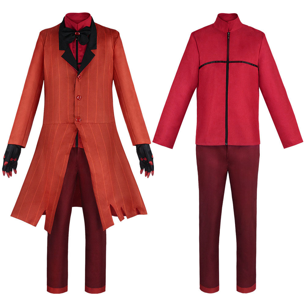 Hazbin Hotel Alastor Cosplay Costume full Outfit for Men Halloween