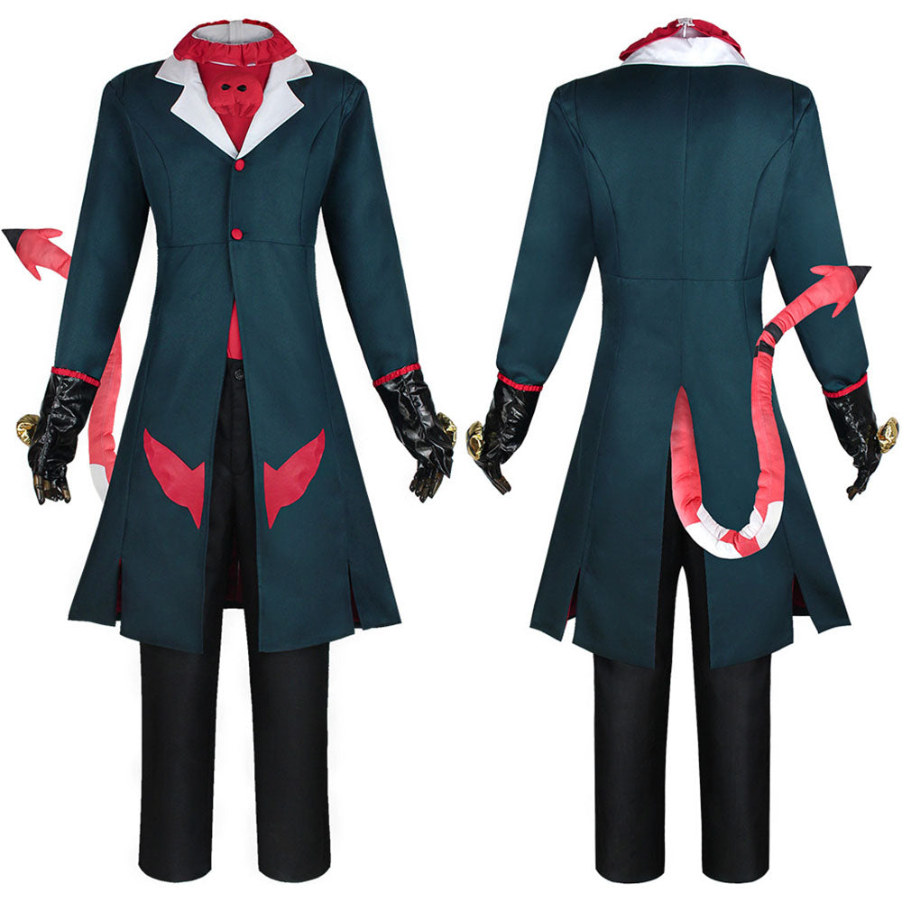 Hazbin Hotel Moxxie Knolastname Cosplay Costume full Outfit for Men Halloween