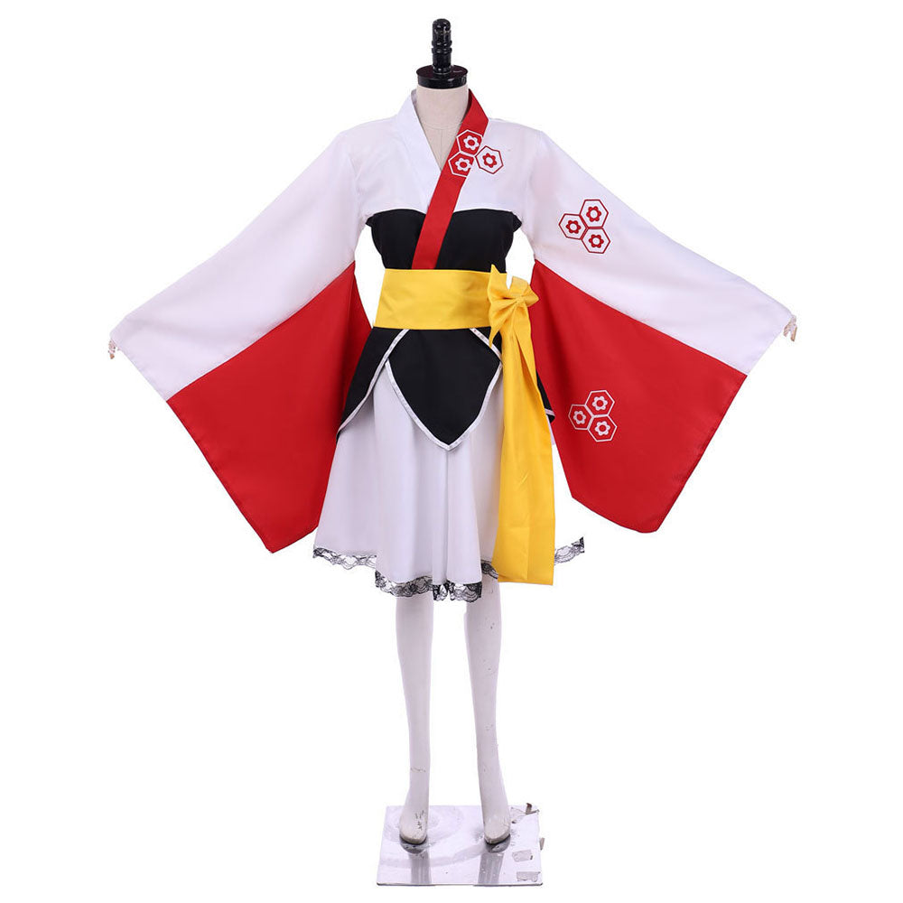 Inuyasha Dog Sesshoumaru Cosplay Costume full Outfit Women Halloween