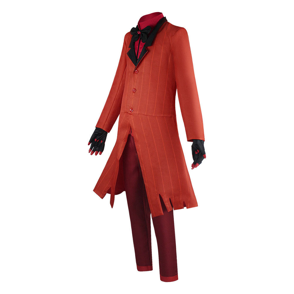 Hazbin Hotel Alastor Cosplay Costume full Outfit for Men Halloween