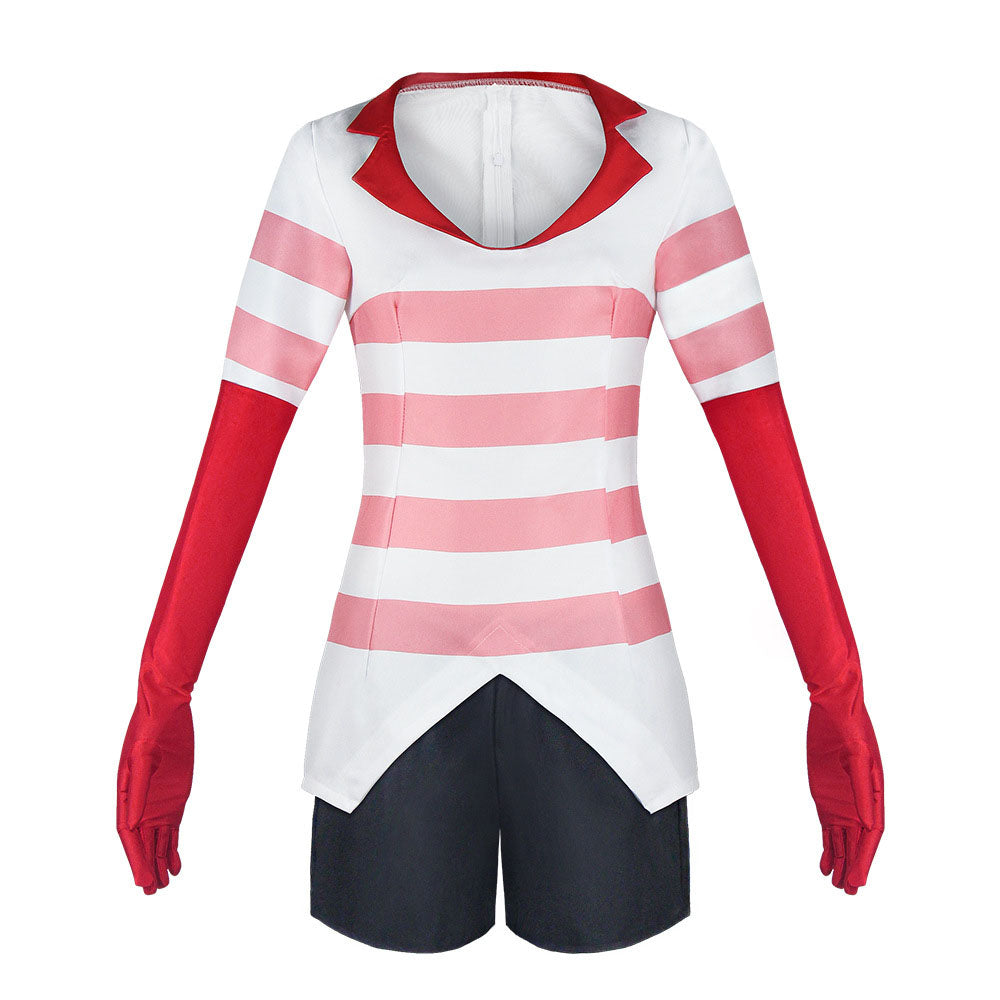 Hazbin Hotel Angel Dust Cosplay Costume full Outfit for Women Halloween