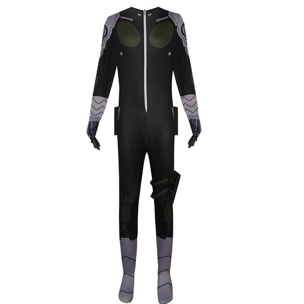 Kaiju No. 8 Costumes Kafka Hibino Defense Force Cosplay Jumpsuit with Accessories for Men