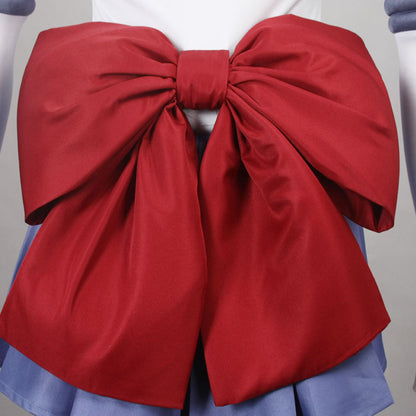 Anime Sailor Moon Costume Tomoyo Hotaru Sailor saturn Fighting Cosplay Outfit and Accessories Women and Kids Halloween
