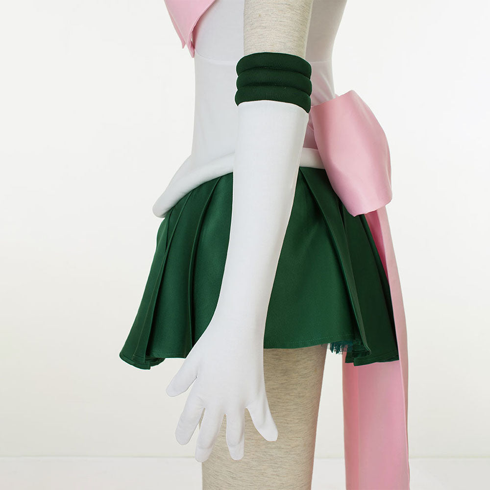 Halloween Anime Sailor Moon Costume Kino Makoto Sailor jupiter Fighting Cosplay Full Outfit