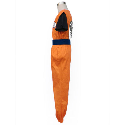 Dragon Ball Son Goku Training Costume Outfits Chinese Character Turtles Cosplay Men and Kids Halloween