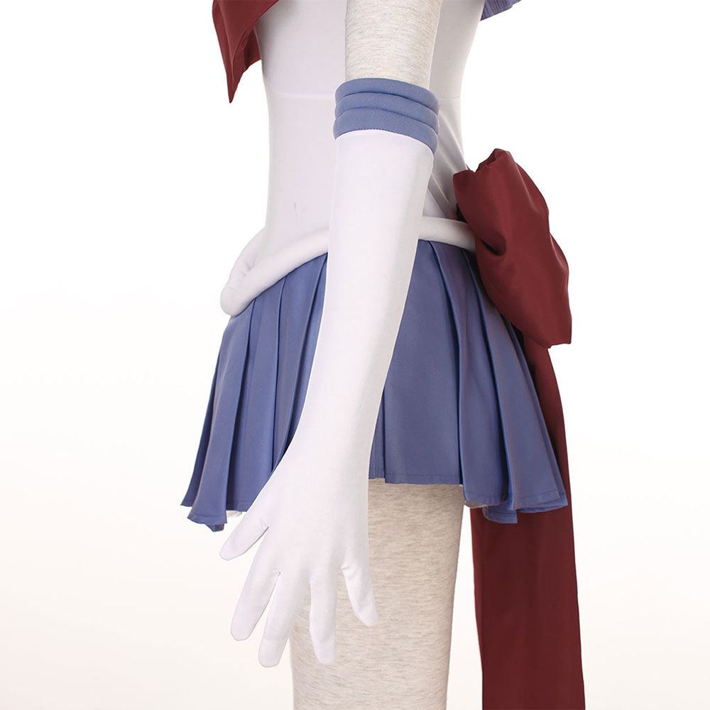 Halloween Anime Sailor Moon Costume Tomoyo Hotaru Sailor saturn Fighting Cosplay Full Outfit