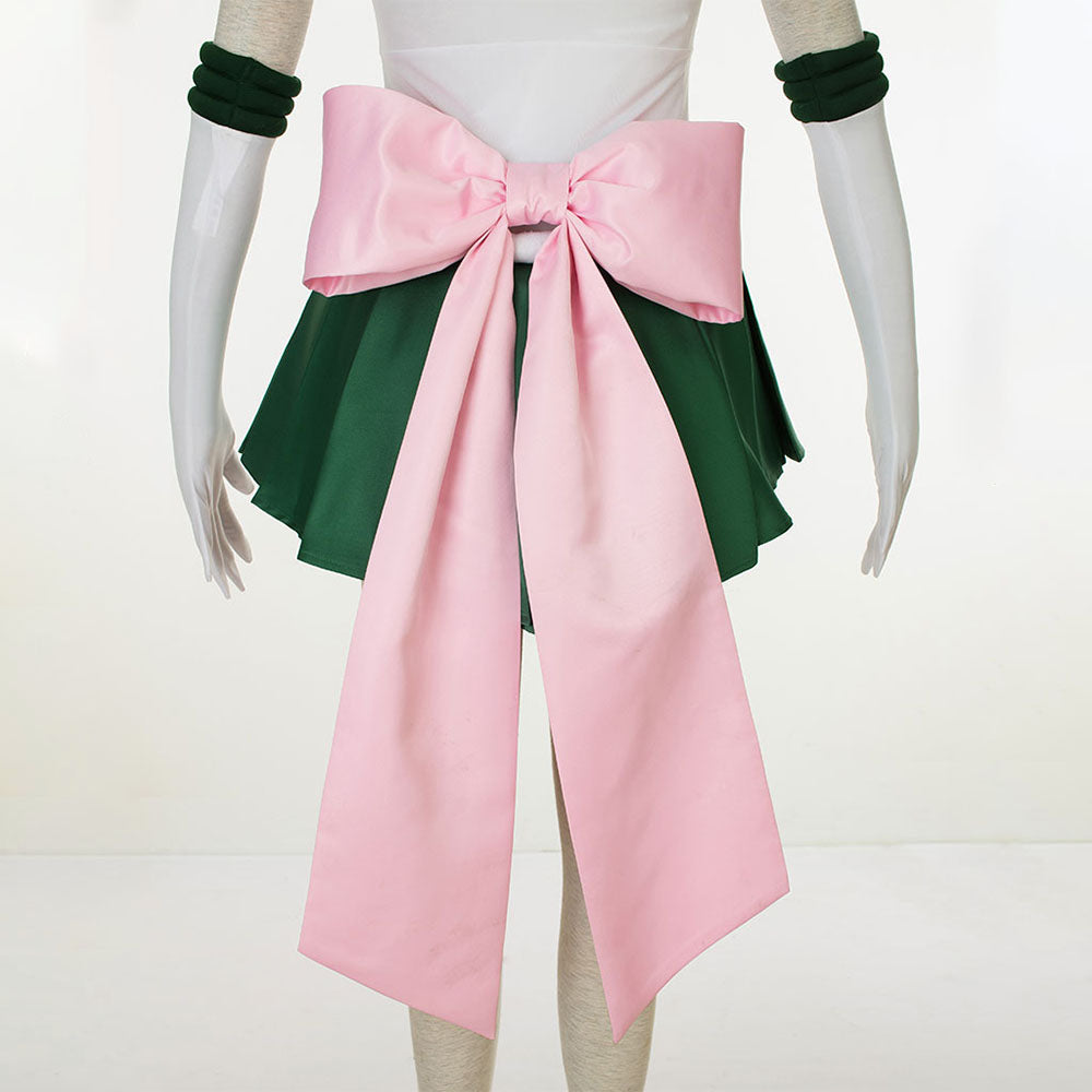 Halloween Anime Sailor Moon Costume Kino Makoto Sailor jupiter Fighting Cosplay Full Outfit