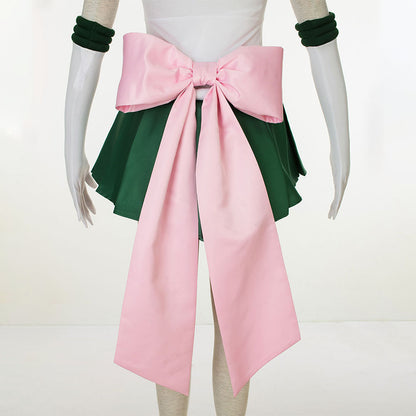 Halloween Anime Sailor Moon Costume Kino Makoto Sailor jupiter Fighting Cosplay Full Outfit