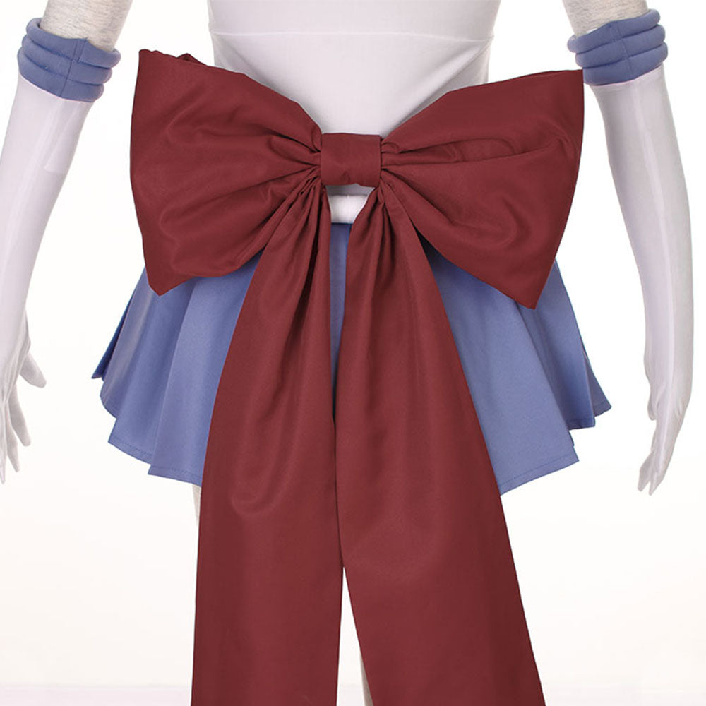Halloween Anime Sailor Moon Costume Tomoyo Hotaru Sailor saturn Fighting Cosplay Full Outfit