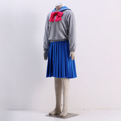 Anime Sailor Moon Costume Mizuno Ami Sailor mercury Cosplay Normal School Uniform