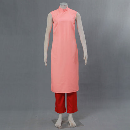 Dragon Ball Chichi Married Pink Cosplay Costume Ouffits Women and Kids Halloween