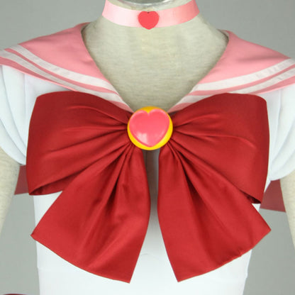 Anime Sailor Moon Costume Chibi usa Sailor chibi moon Fighting Cosplay Outfit and Accessories Women and Kids Halloween