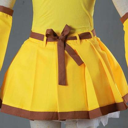 Anime Pokemon Costume Pikachu Cosplay full outfit with Accessories for Women and Kids