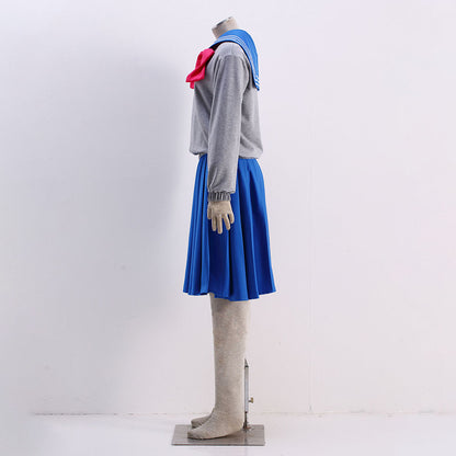 Anime Sailor Moon Costume Mizuno Ami Sailor mercury Cosplay Normal School Uniform