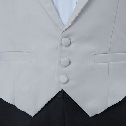 Hallowee Sailor Moon Costume Tuxedo Mask Chiba Mamoru Cosplay Outfits with Accessories Men and Kids