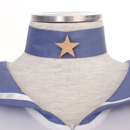 Halloween Anime Sailor Moon Costume Tomoyo Hotaru Sailor saturn Fighting Cosplay Full Outfit