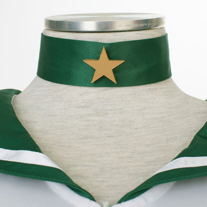 Halloween Anime Sailor Moon Costume Kino Makoto Sailor jupiter Fighting Cosplay Full Outfit