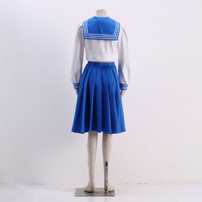 Anime Sailor Moon Costume Mizuno Ami Sailor mercury Cosplay Normal School Uniform