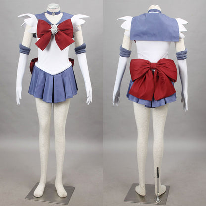 Anime Sailor Moon Costume Tomoyo Hotaru Sailor saturn Fighting Cosplay Outfit and Accessories Women and Kids Halloween