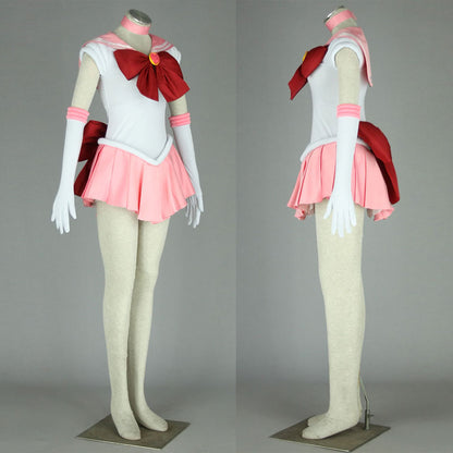 Anime Sailor Moon Costume Chibi usa Sailor chibi moon Fighting Cosplay Outfit and Accessories Women and Kids Halloween