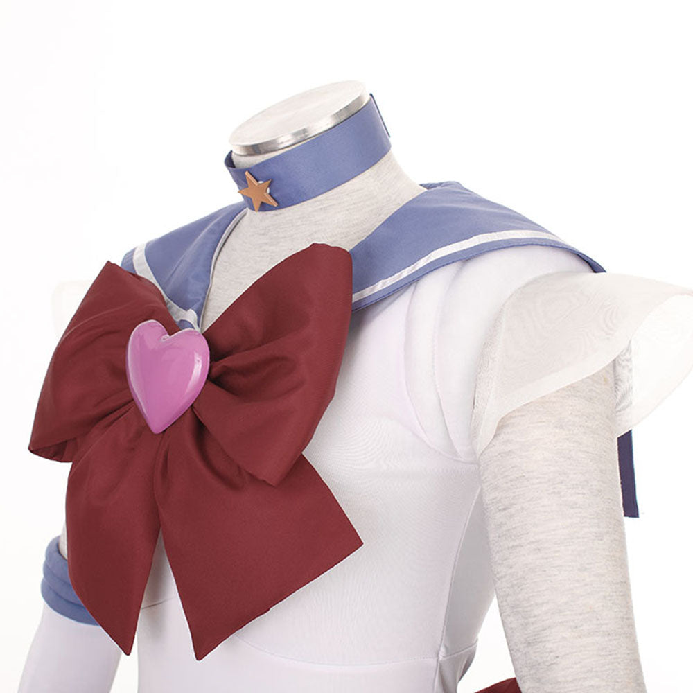 Halloween Anime Sailor Moon Costume Tomoyo Hotaru Sailor saturn Fighting Cosplay Full Outfit