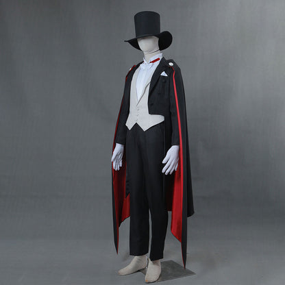 Hallowee Sailor Moon Costume Tuxedo Mask Chiba Mamoru Cosplay Outfits with Accessories Men and Kids