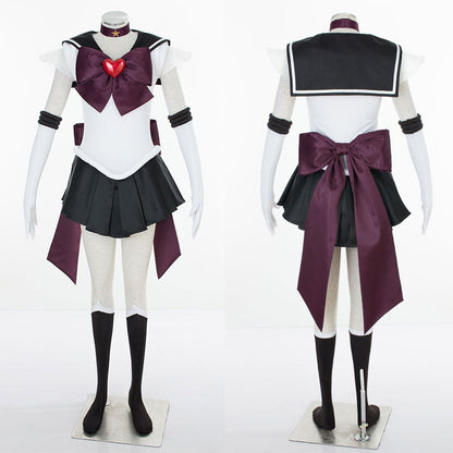 Halloween Anime Sailor Moon Costume Mingou setsuna Sailor pluto Fighting Cosplay Full Outfit