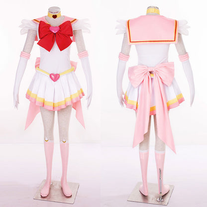 Halloween Anime Sailor Moon Costume Chibi usa Sailor chibi moon Fighting Cosplay Full Outfit