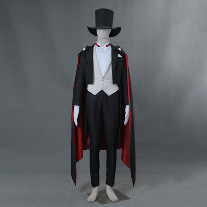 Hallowee Sailor Moon Costume Tuxedo Mask Chiba Mamoru Cosplay Outfits with Accessories Men and Kids