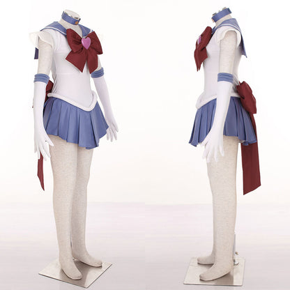 Halloween Anime Sailor Moon Costume Tomoyo Hotaru Sailor saturn Fighting Cosplay Full Outfit