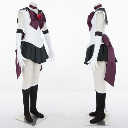 Halloween Anime Sailor Moon Costume Mingou setsuna Sailor pluto Fighting Cosplay Full Outfit