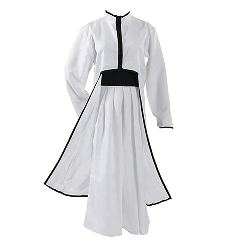 Anime Pale Demon White Uniform Cosplay Full Outfit for Men and Kids Halloween