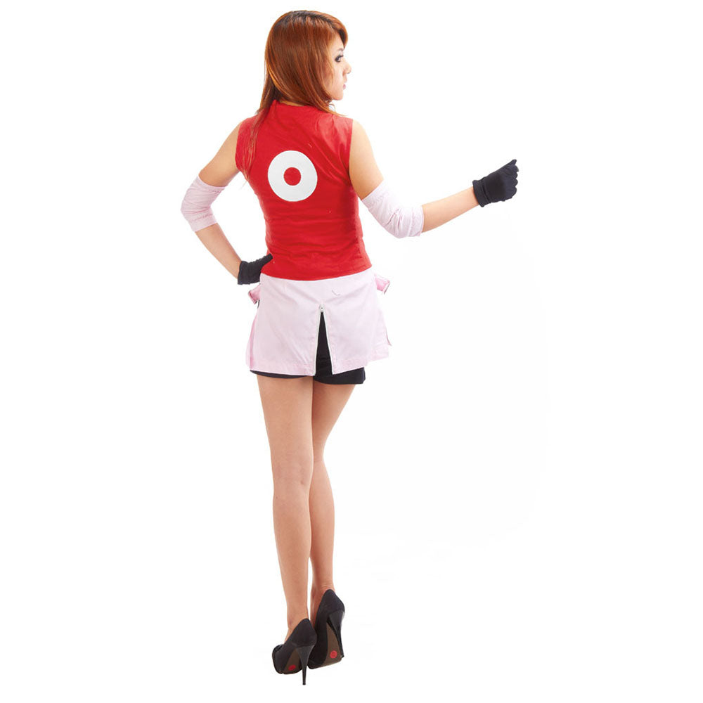 Anime Naruto Shippuden Cosplay Sakura Costume Women Kids Halloween
