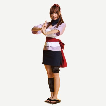 Anime Sand Village Giant Folding Fan Ninja Cosplay Costume for Women Kids